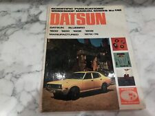 Datsun bluebird workshop manual 72-76
