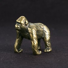 Miniature Solid Brass Monkey