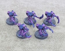 28mm Steampunk VSF SELENITE ALIENS x5 Well Painted Scheltrum Miniatures 26014