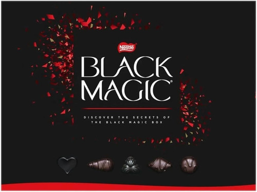 Black magic dark chocolate - black,