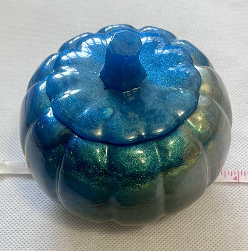 Blue green glass - blue, &