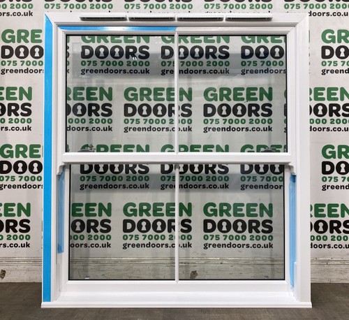 Box sash window white - window,
