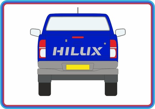 New style rear tailgate decal - style,