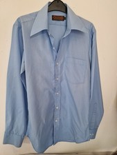 Chenaski Long Sleeved Sky Blue Shirt Small Mens Smart/casual