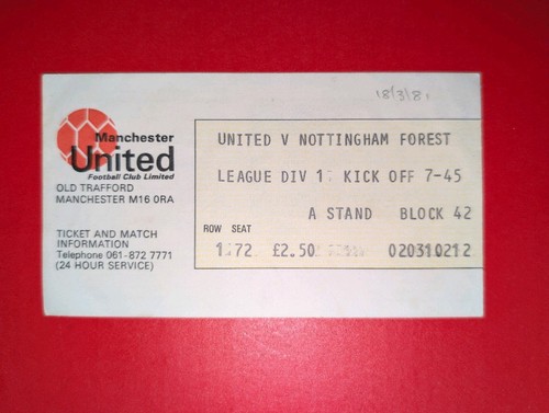 1981 manchester united - 1981, v