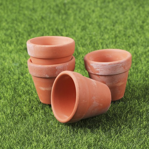 Compact brown ceramic flower - compact,