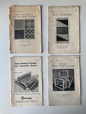 Dryad Handicrafts Vintage Weaving, Two Way & Foot Looms & Rug Leaflets, 1960s