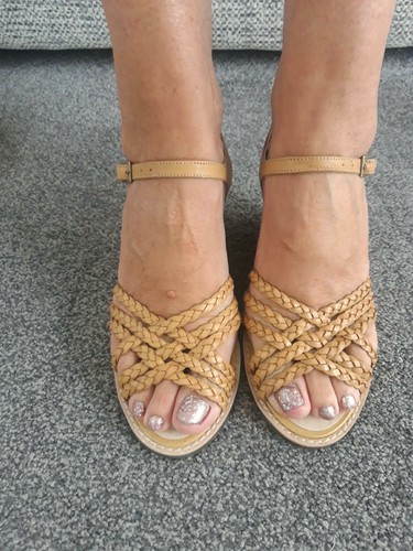George ladies mustard - mustard, plaited