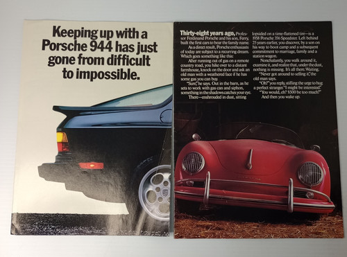 Lot porsche dealer - porsche, brochures