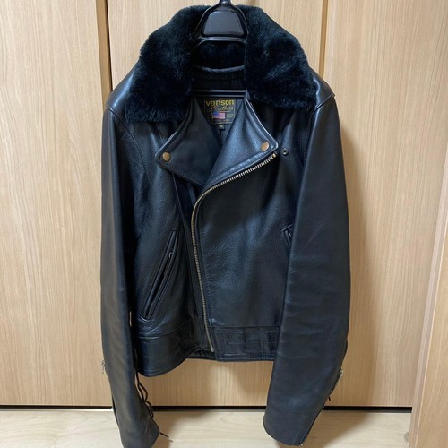 Vanson chp leather jacket - leather,