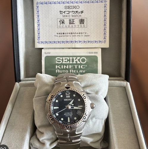 Seiko kinetic titanium auto - seiko,