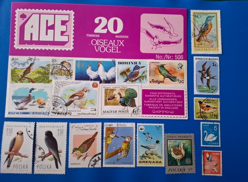 Birds thematic stamps various - thematic,