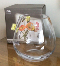 LSA Glassware - Flower Table Bouquet 17cm Vase Clear - RRP £24.00