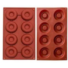 Silicone Doughnut Mould, Donut Baking Pan BPA Free Mold Sheet Tray Heat Resistan