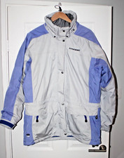 WOMENS VINTAGE PHOENIX MOUNTAINEERING GORE-TEX SKI JACKET UK 16 SILVER LILAC