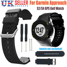 Silicone Replacement Wrist Watch Band Strap For Garmin Approach S2 S4 With Tools