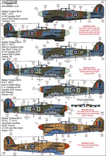 Xtradecal 72239 hawker - 72239, 1:72