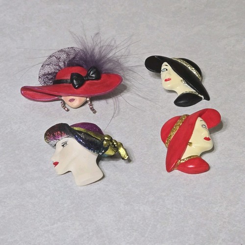 Vintage handmade art deco lady - vintage,