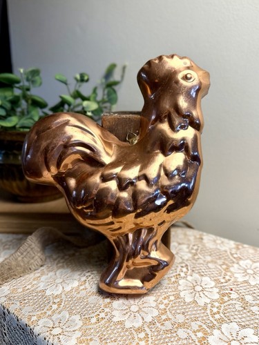 Copper rooster jello - rooster,