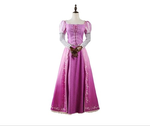 Rapunzel cosplay dress for - l,
