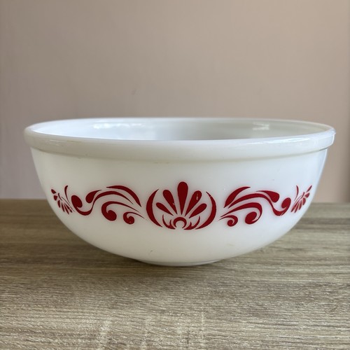Vintage jaj pyrex red - jaj, scroll