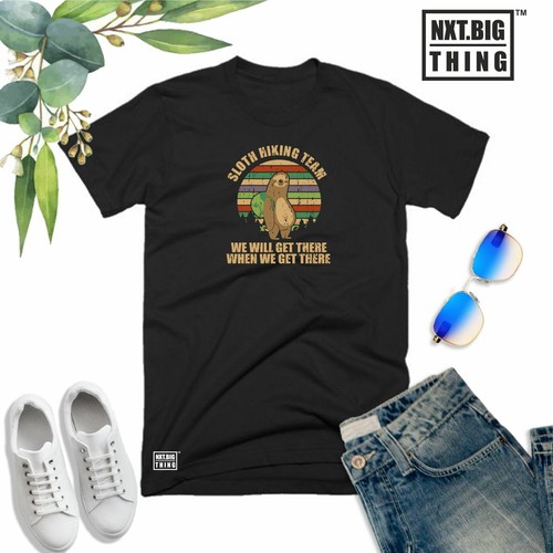 Sloth hiking team shirt we - hiking,