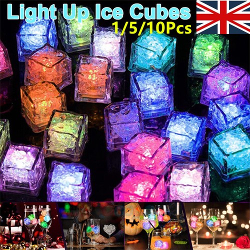 10x led ice cubes - ice,