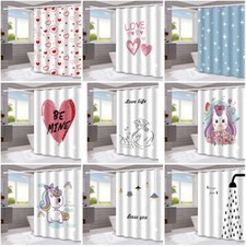 3D Cute Pattern Shower Curtain