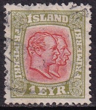 ICELAND 1914-18 Two Kings 1e