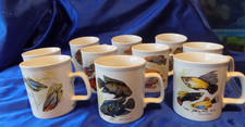 Fish Print Mugs