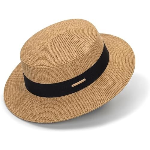 Straw boater hat - hat, women