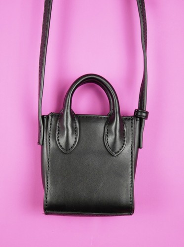 Topshop black faux leather - topshop,