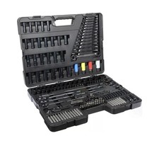 Halfords Advanced 200 Piece Socket and Ratchet Spanner Set Limited Black Edition