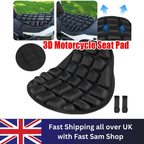 Motorcycle seat pad - 3d, cover