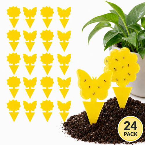 48pcs yellow sticky - sticky, traps