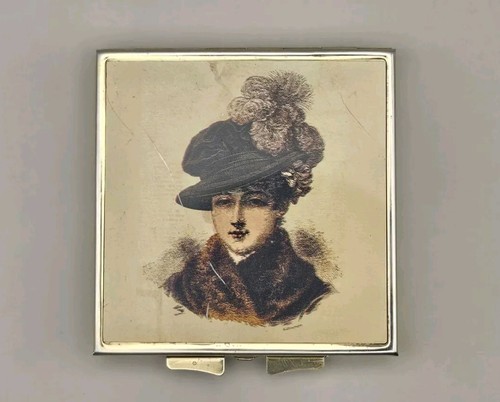 Art deco compact powder box - deco,