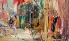 Abstract Expressionist Oil Painting By Underground Artist Colin David Panrucker