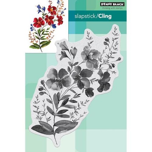 Penny black cling rubber - black,
