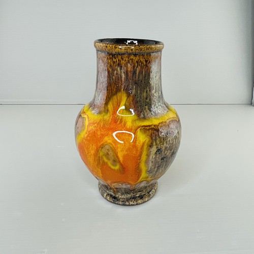 Fat lava vase mid century - lava,