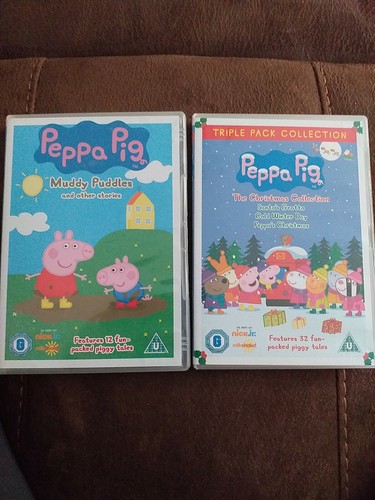 Peppa pig dvd bundle muddy - pig,