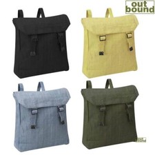 Canvas Bag Vintage Army Military Style Rucksack Work Tool Webbing Sack Backpack