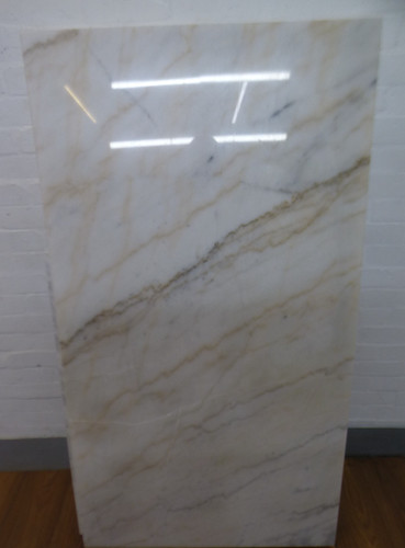 White marble worktop cracked - worktop,