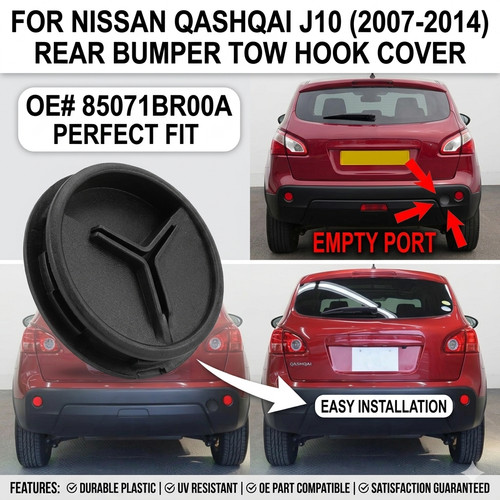 Car rear bumper tow hook - rear,