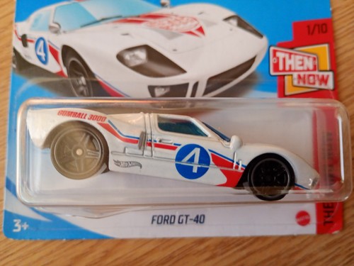 Hot wheels ford white - hot, gt-40