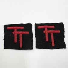 Genuine WW2 50th Infantry Division Formation Signs