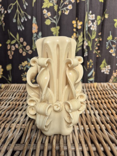 Vintage 1970 carved paraffin - vintage, 1970's