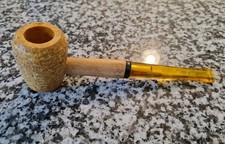 Missouri Meerschaum Corncob Tobacco Pipe Bent by Missouri Meerschaum (unused).