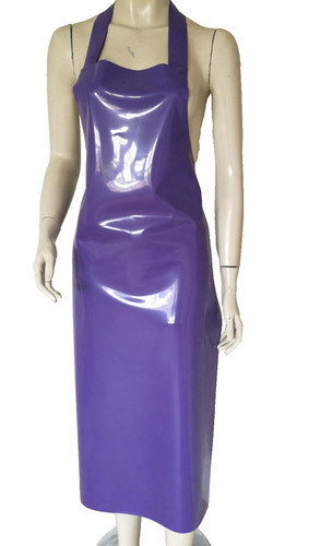 Latex apron shiny 4mm - 0.4mm, rubber
