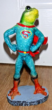 Shudehill Giftware Green Frog ~ Superfrog ~ Super Frog ~ Excellent ~ Rare