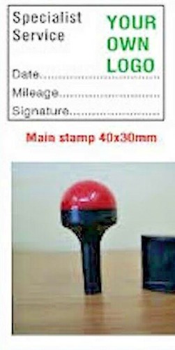 Car service stamp - car,
